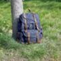 Waxed Canvas Water Repellent Backpack, thumbnail 6 of 12