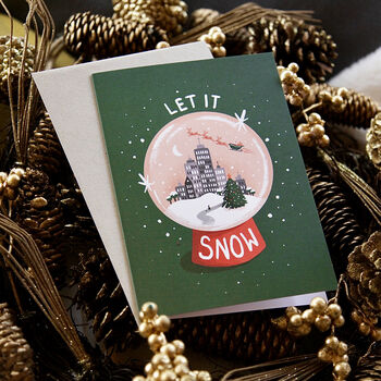 Let It Snow Christmas Card, 3 of 4