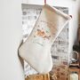 Personalised Santa Sleigh Christmas Stocking, thumbnail 1 of 2