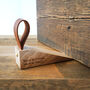 Wooden Door Stop | 'Enter As Friends Leave As Family' | Home Accessory With Loop | Home Decor | New Home Gift, thumbnail 1 of 2