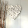 Giant White Willow Heart Wall Art, thumbnail 3 of 3