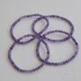 Birthstone Crystal Bracelet Gift February Amethyst, thumbnail 3 of 5