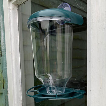 Twin Set Of Window Bird Feeders With Clear View, 2 of 8