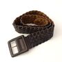 Brown And Tan Leather Belt, thumbnail 2 of 2