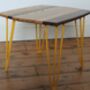 Hairpin Leg Coffee Table Solid Ash Oak Walnut Stripe, thumbnail 9 of 10