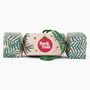 Red Hearts Bamboo Socks Women's Christmas Cracker Hanging Tree Decoration, thumbnail 5 of 5