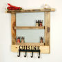 Wooden Spice Rack With Hooks, thumbnail 1 of 5