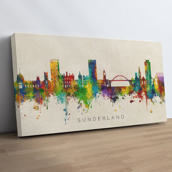 Sunderland Skyline Cityscape Art Print, 10 of 12