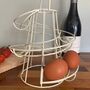Cream Spiral Egg Holder Storage 12–18 Eggs Helter Skelter Style, thumbnail 1 of 4