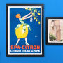 Limited Edition: Vintage Spa Citron Poster Print, thumbnail 3 of 8