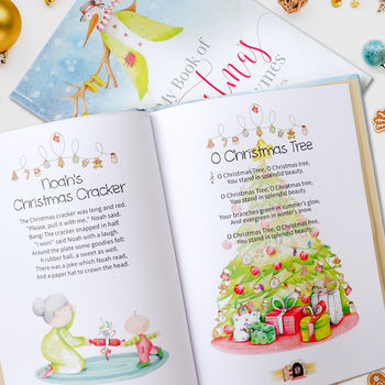Christmas Nursery Rhymes And Personalised Poems Book, 7 of 8