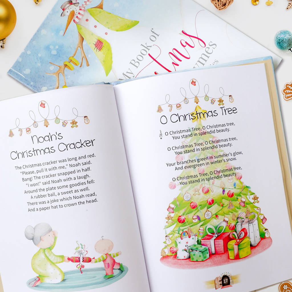 Christmas Nursery Rhymes And Personalised Poems Book By My ...