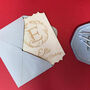 Personalised Floral Wooden Engraved Birthday Cards, thumbnail 5 of 9