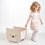 Personalised Wooden Pull Along Toy Box Cart, thumbnail 1 of 3