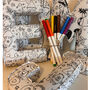 Colour Your Own Fabric Letter, thumbnail 1 of 5
