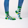 Adinkra Green Afropop Socks, thumbnail 1 of 6