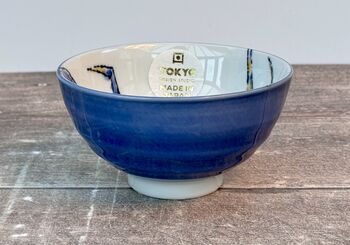 Tokyo Design Studio Blue Lobster Patterned Small Bowl, 11cm, 3 of 3