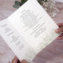 Whimsical Windsor Wedding Order Of Service, thumbnail 2 of 2