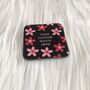 Pink Flowers Custom Quote Coaster, thumbnail 2 of 2