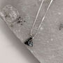 Black Diamond Swarovski Crystal Necklace, thumbnail 4 of 8