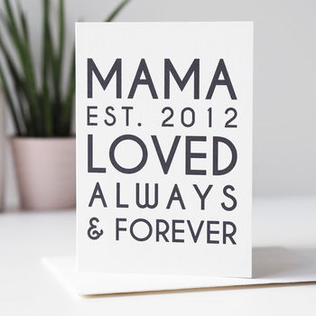 Personalised Mama Mother's Day Card, 2 of 4