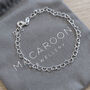 Sterling Silver Heart Chain Bracelet, thumbnail 1 of 5
