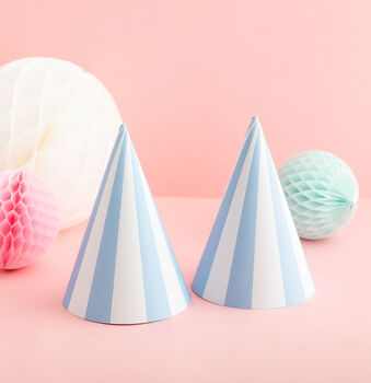 Pastel Stripy Party Hats, 4 of 5