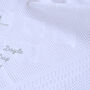 Personalised White Shawl For Christening, thumbnail 6 of 7
