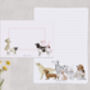 A5 Letter Writing Paper And Envelopes, Pink Dog Design, thumbnail 5 of 7