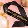 Personalised Birthday Party Sash, thumbnail 1 of 1