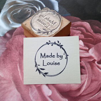 'Made By Personalised Rubber Stamp', 3 of 4