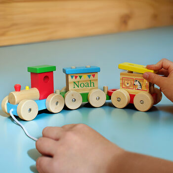 Personalised Circus Toy Train, 6 of 8