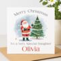 Personlised Santa Christmas Card, thumbnail 1 of 2