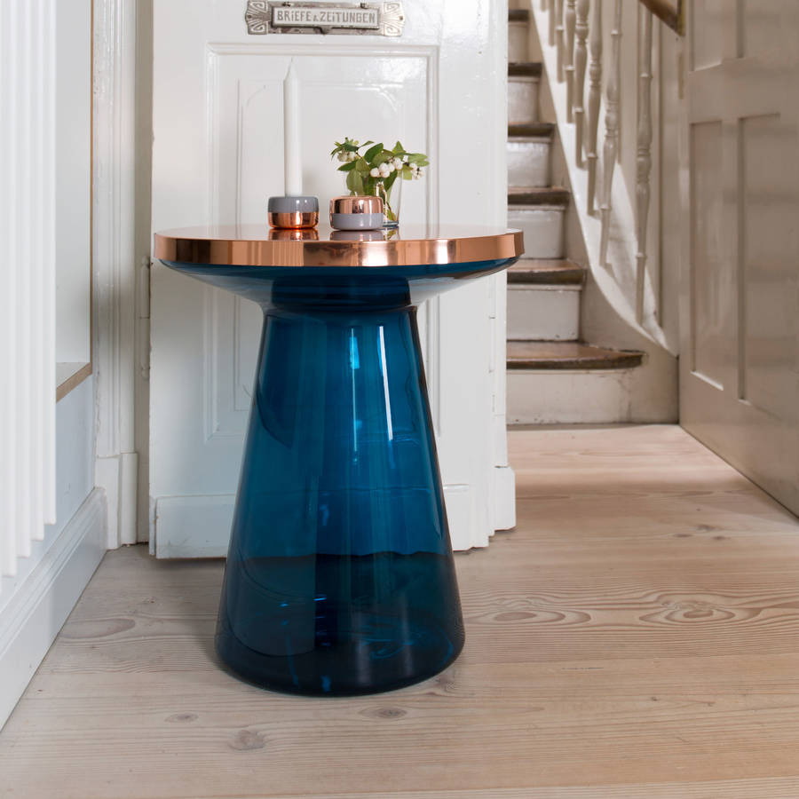 Glass Side Table By Grattify