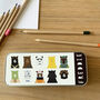 Personalised Movie Bears, Tin Pencil Case, thumbnail 2 of 3