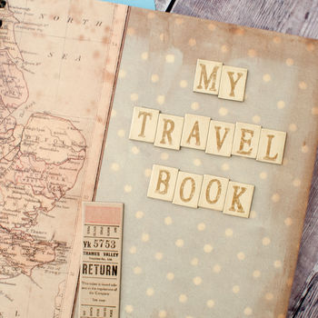 Personalised 'My Travel Book' Journal, 5 of 8