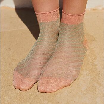 Elisa Glitter Short Socks, 10 of 12