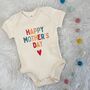 Happy Mother's Day Bright Babygrow, thumbnail 1 of 3