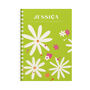Personalised Bright Flowers Combined Diary And Notebook, thumbnail 5 of 12