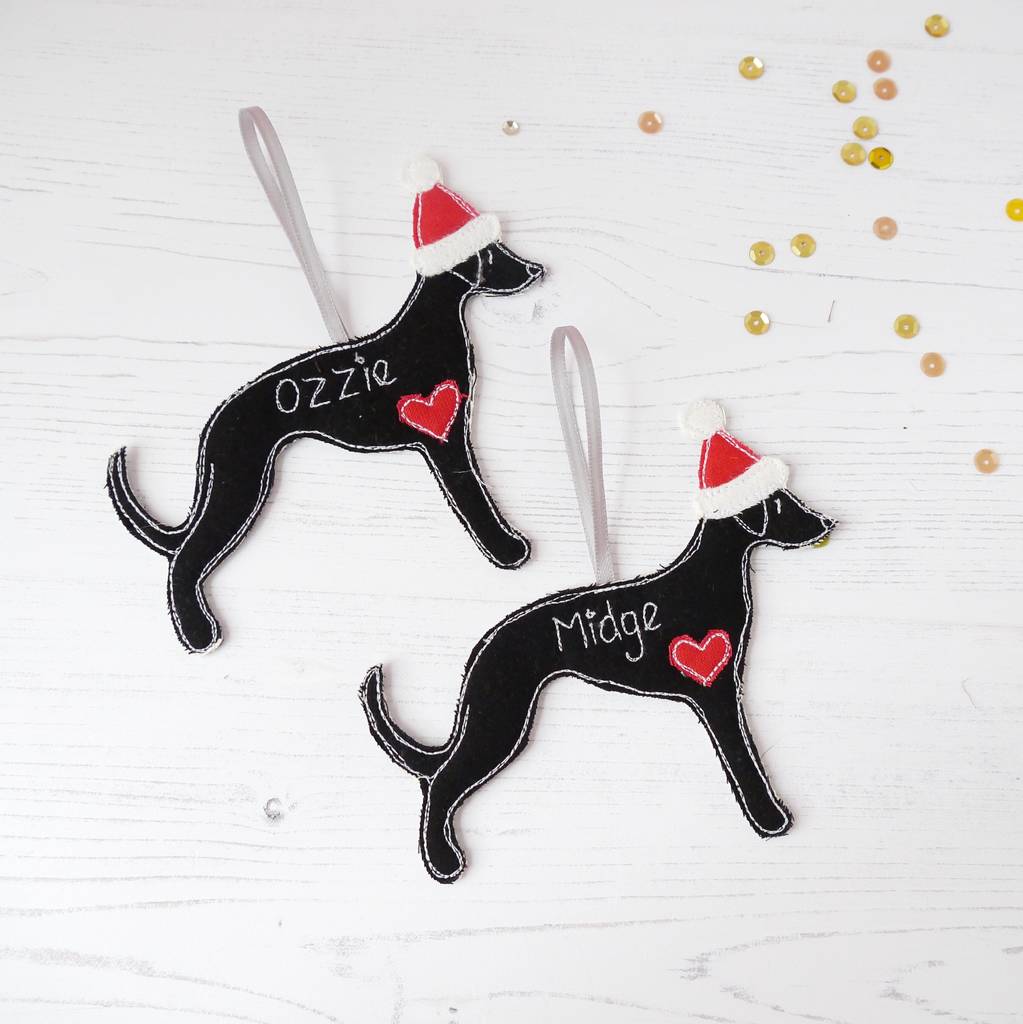 Personalised Dog Christmas Decorations