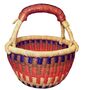 Round Bolga Market Basket, thumbnail 5 of 8