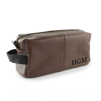 Personalised Vintage Style Wash Bag, 7 of 10