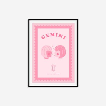 Children's Gemini Zodiac Print, 2 of 7