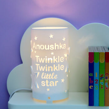 Personalised Twinkle Twinkle Little Star Night Light, 7 of 7