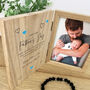 Personalised First Father's Day Book Photo Frame, thumbnail 2 of 6