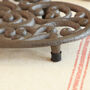 Traditional Cast Iron Trivet Gift, thumbnail 5 of 7