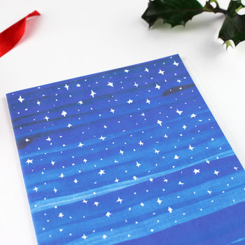 Starry Night Christmas Card, 3 of 5