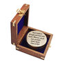 Engraved Signature Sundial Compass Graduation Gift, thumbnail 9 of 12