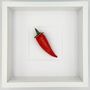 Ceramic Wall Art: Red Chilli, thumbnail 3 of 6