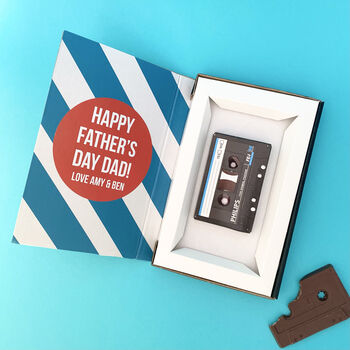 Personalised Father's Day Chocolate Tape Gift Box, 4 of 5